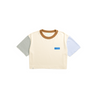 Cream Colourblock Tee