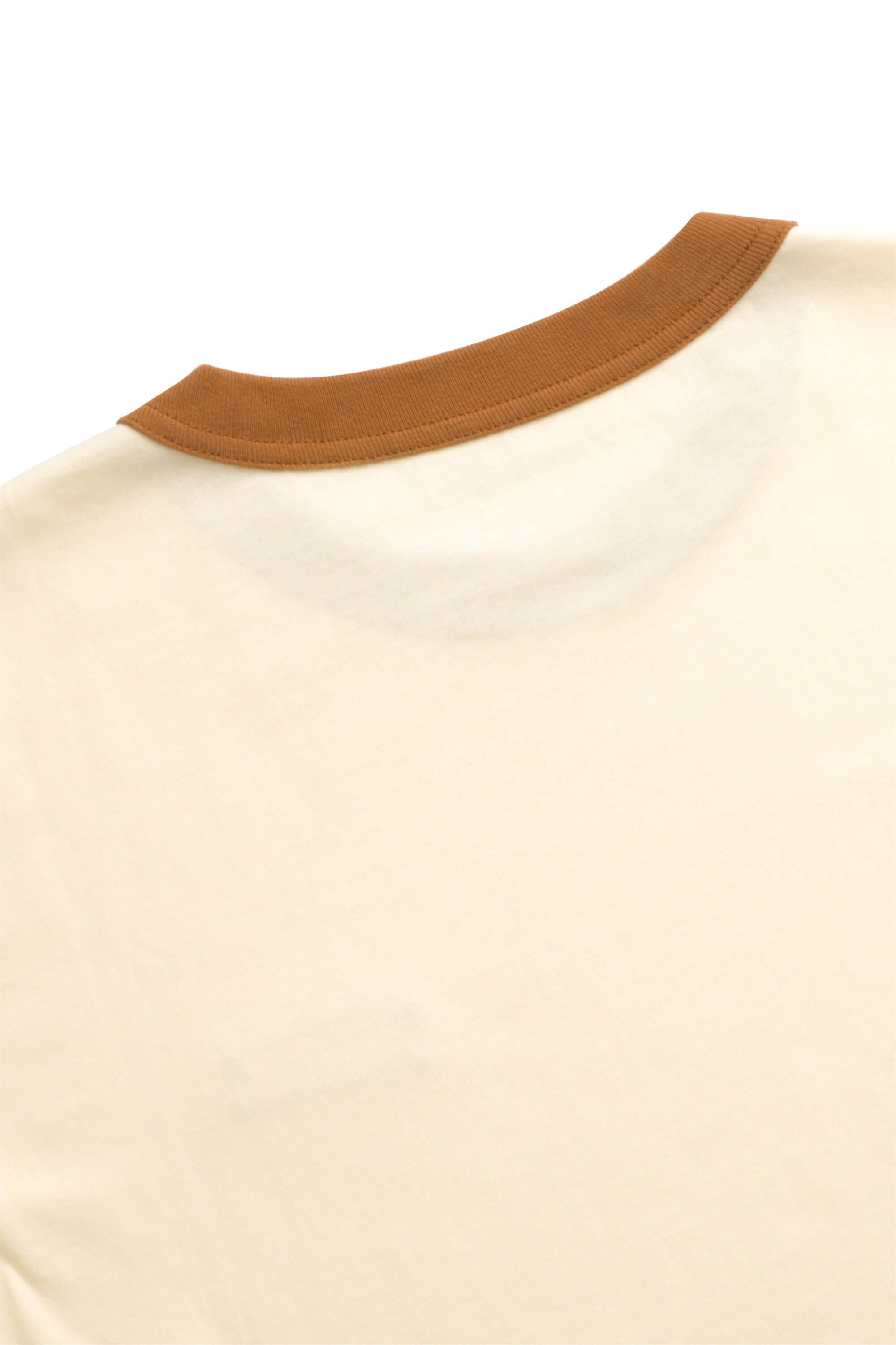 Cream Colourblock Tee